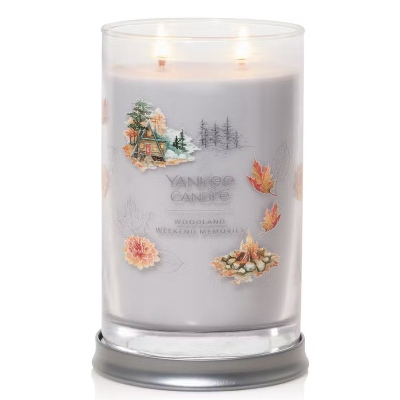 Yankee Candle Signature Large Tumbler Candle – Woodland Weekend Memories