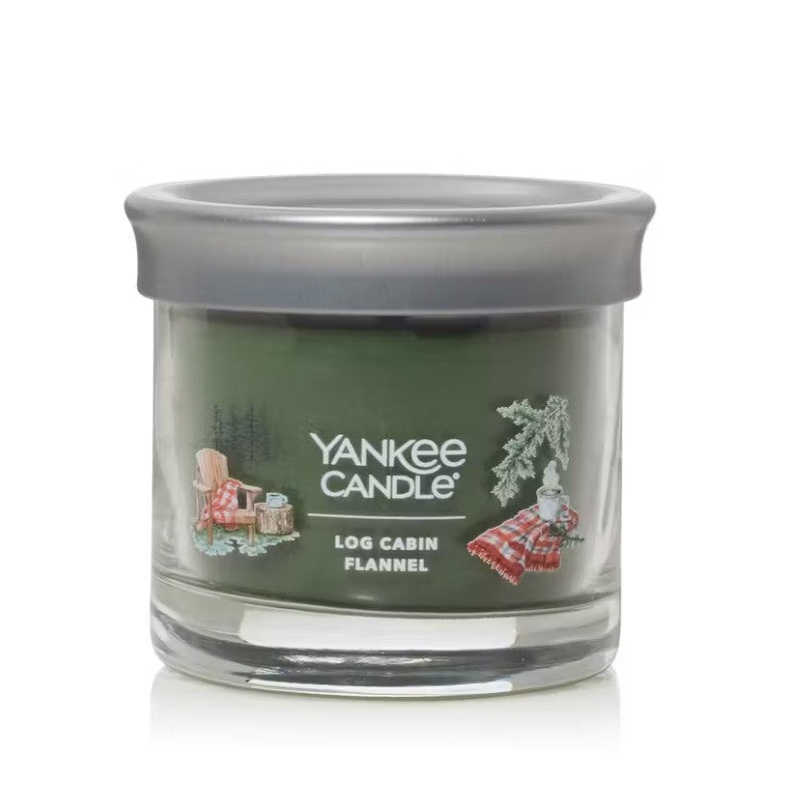 Yankee Candle Signature Small Tumbler Candle – Log Cabin Flannel
