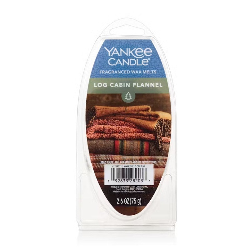 Yankee Candle Wax Melts Pack – Log Cabin Flannel