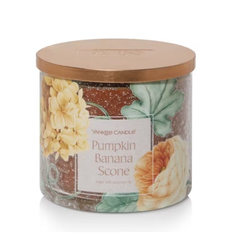 Yankee Candle Pumpkin Banana Scone 3-Wick Candle