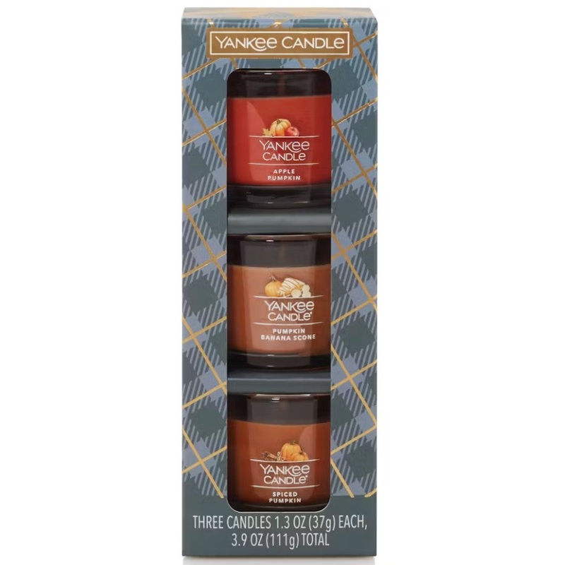 Yankee Candle Pumpkin Season Minis Gift Set – 3 Piece