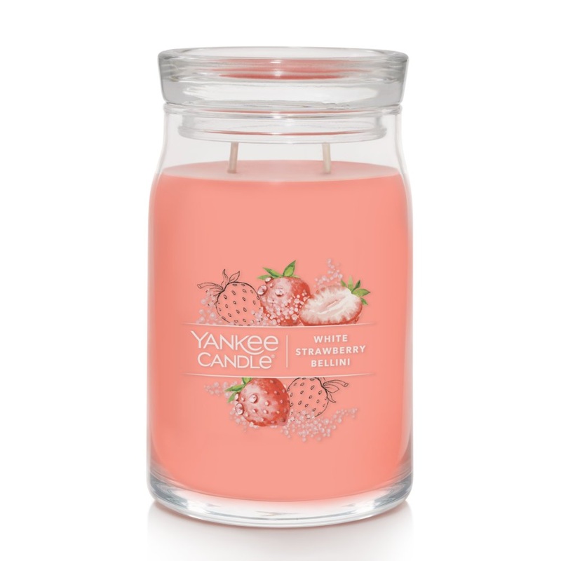Yankee Candle Signature Large Jar Candle – White Strawberry Bellini