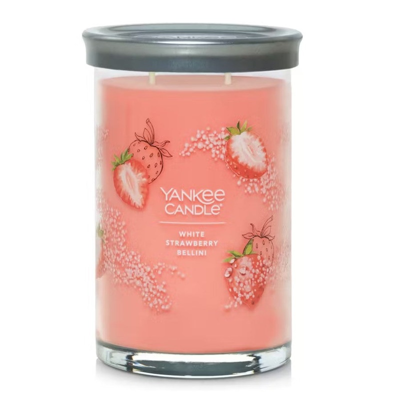 Yankee Candle Signature Large Tumbler Candle – White Strawberry Bellini