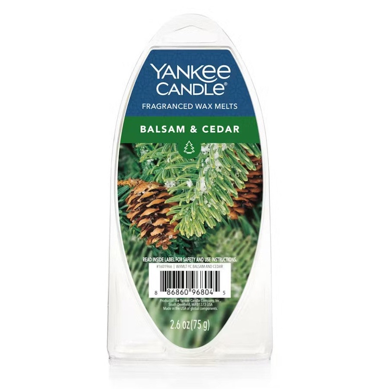 Yankee Candle Wax Melt Pack – Balsam & Cedar