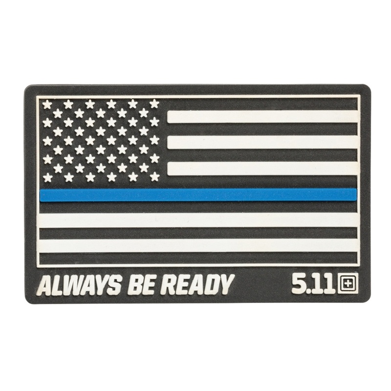 5.11 Tactical Thin Blue Line Rubber Patch