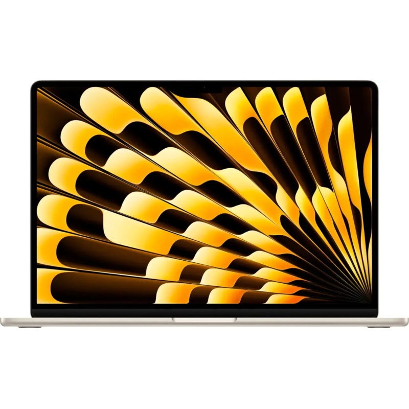 Apple MacBook Air 15″ Apple M3 Chip Built for Apple Intelligence – 16GB Memory – 256GB SSD – Starlight