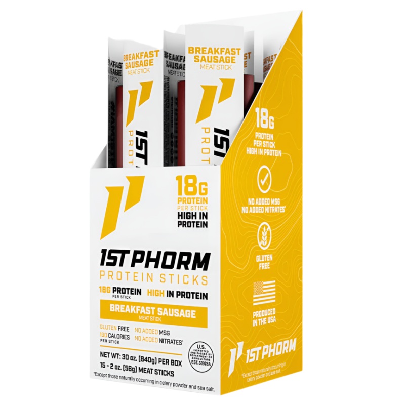1st Phorm Protein Meat Sticks – Breakfast Sausage