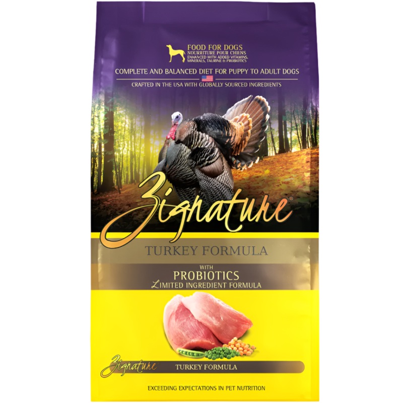 Zignature Turkey Formula Dry Dog Food – 25 lbs.