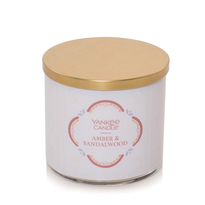 Yankee Candle 3-Wick Candle – Amber & Sandalwood