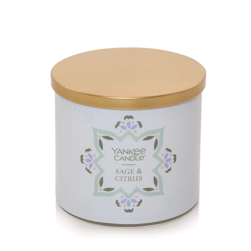 Yankee Candle 3-Wick Candle – Sage & Citrus