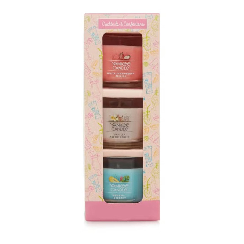 Yankee Candle Cocktails & Confections Mini Gift Set of 3