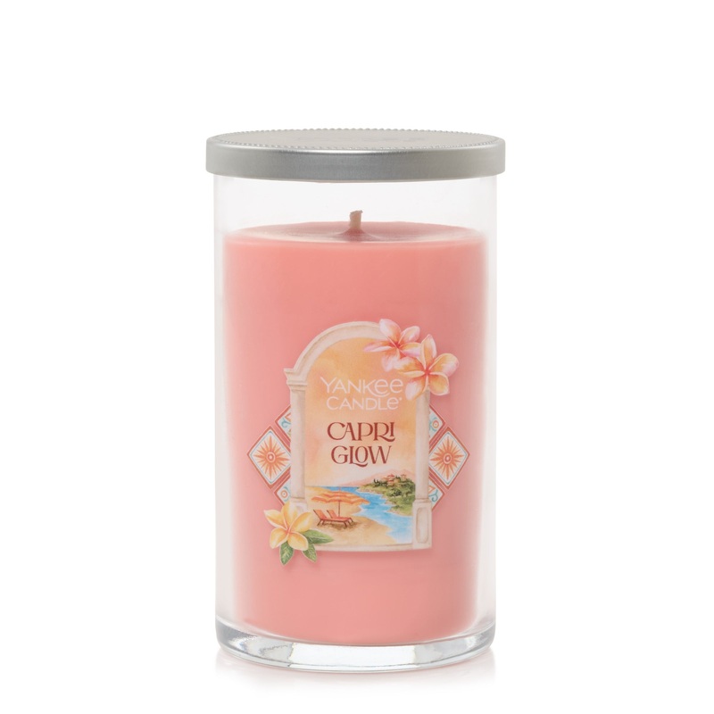 Yankee Candle Signature Medium Pillar Candle – Capri Glow