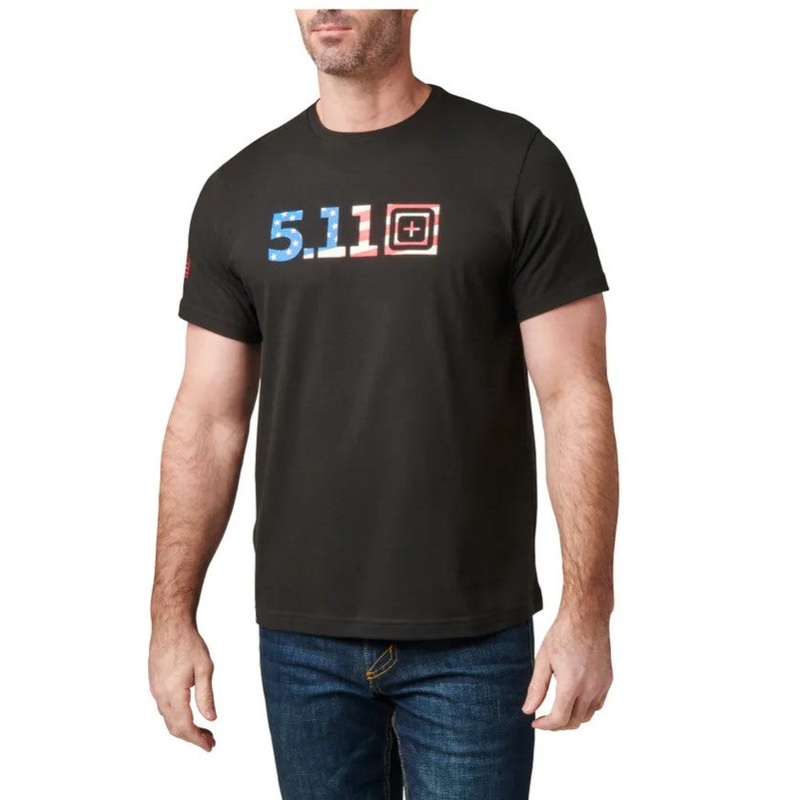 5.11 Mens USA Flag Fill T-Shirt