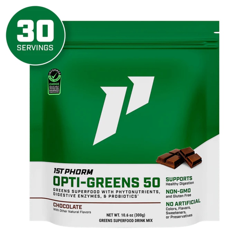 1st Phorm Opti-Greens 50 Superfood Powder – 30 Servings