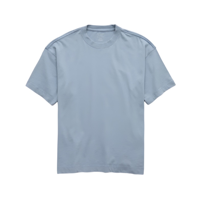 American Eagle Mens AE Boxy Sueded Jersey Short Sleeve T-Shirt