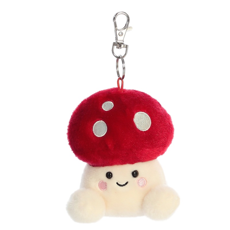 Aurora 4″ Amanita Mushroom Clip-On Keychain