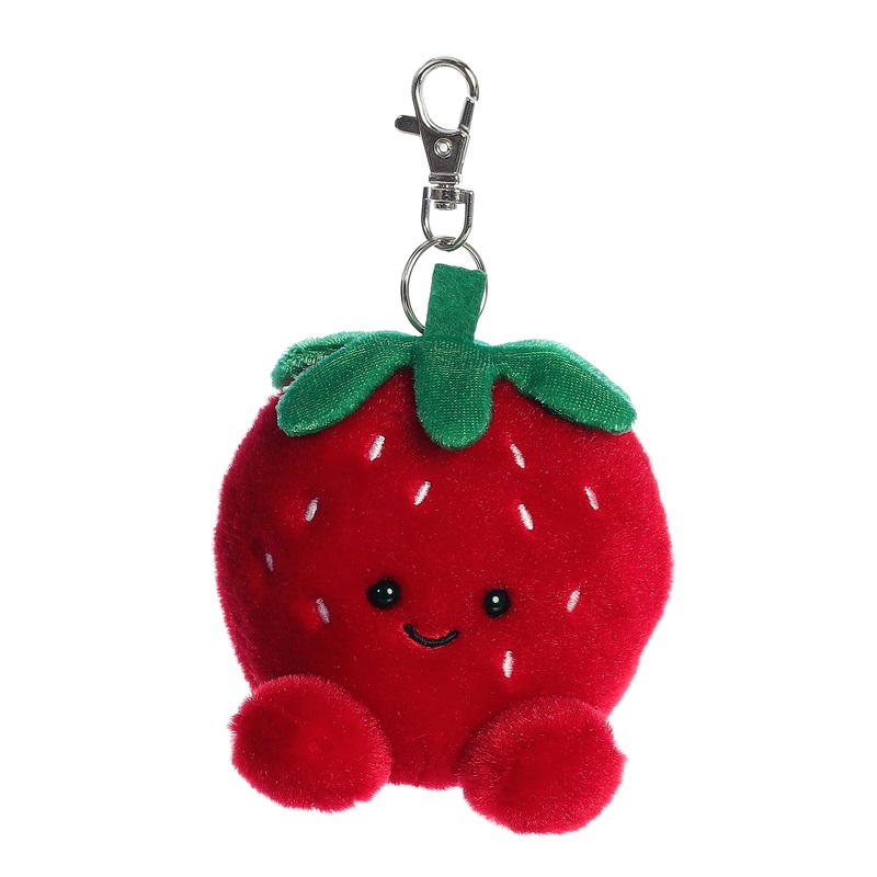 Aurora 4″ Juicy Strawberry Clip-On Keychain