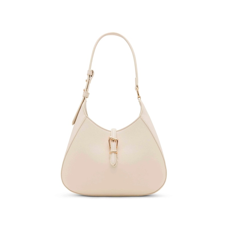 Anne Klein Sculpted Buckle Hobo Handbag