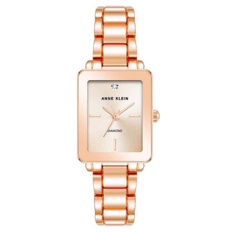 Anne Klein Womens Diamond Dial Bracelet Watch