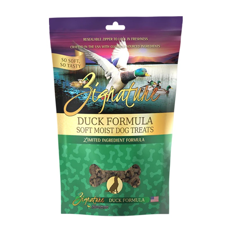 Zignature Duck Soft Moist Dog Treats – 4 oz.