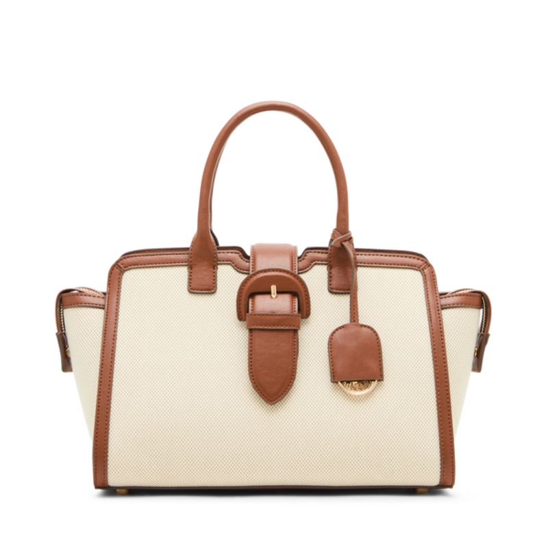 Anne Klein Covered Buckle Satchel Handbag