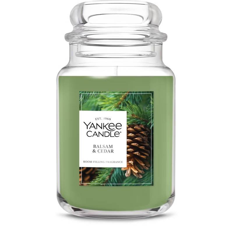 Yankee Candle Original Large Jar Candle – Balsam & Cedar
