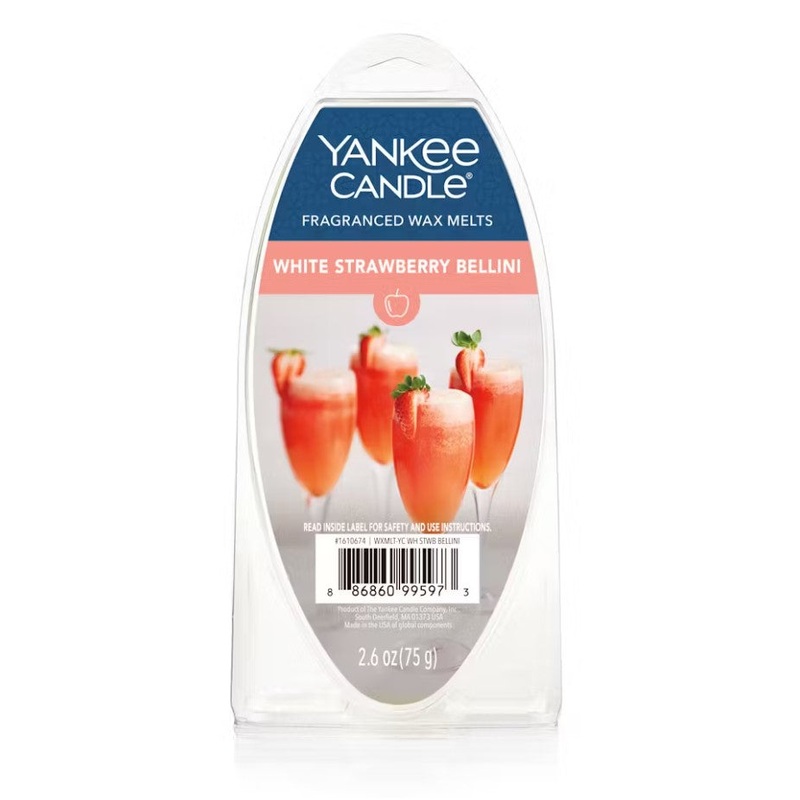 Yankee Candle Wax Melt Pack – White Strawberry Bellini