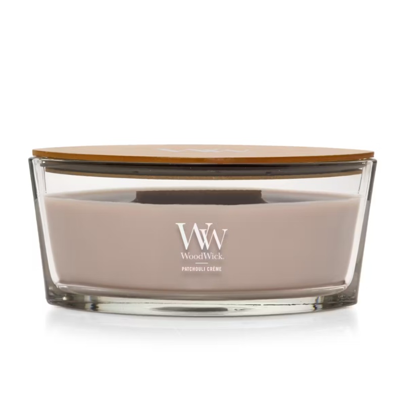 WoodWick Ellipse Candle – Patchouli Crme