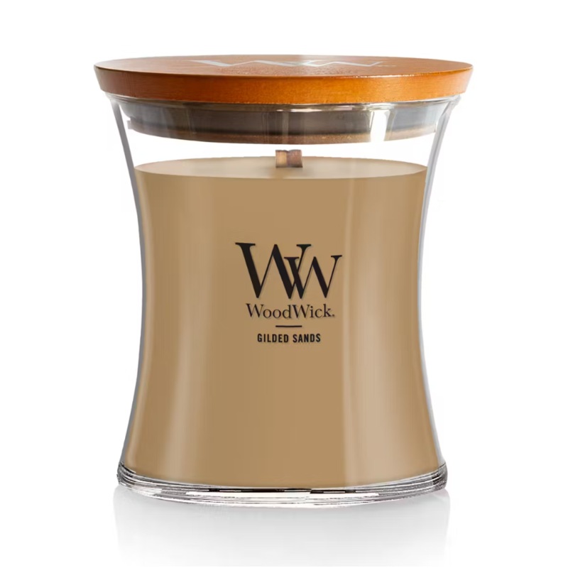 WoodWick Medium Hourglass Candle – Gilded Sands