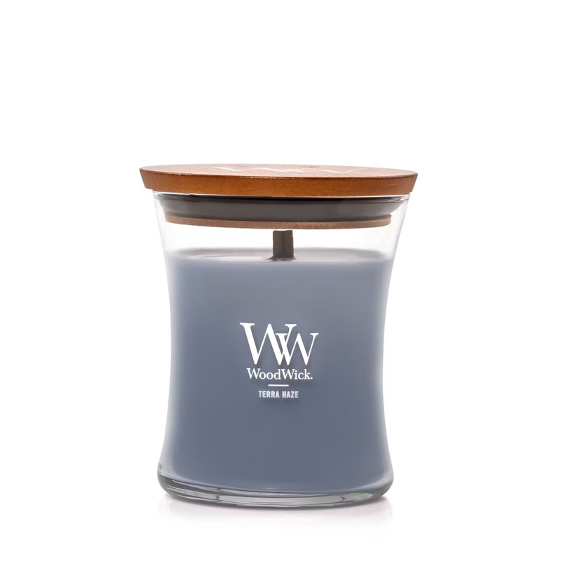 WoodWick Medium Hourglass Candle – Terra Haze