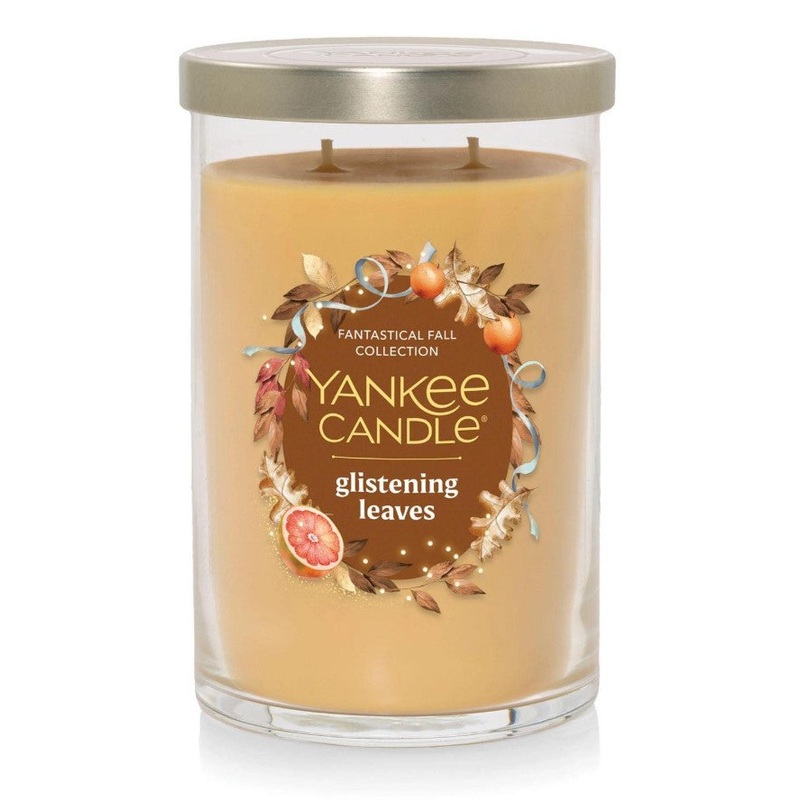 Yankee Candle Large Tumbler Candle – Glistening Leaves