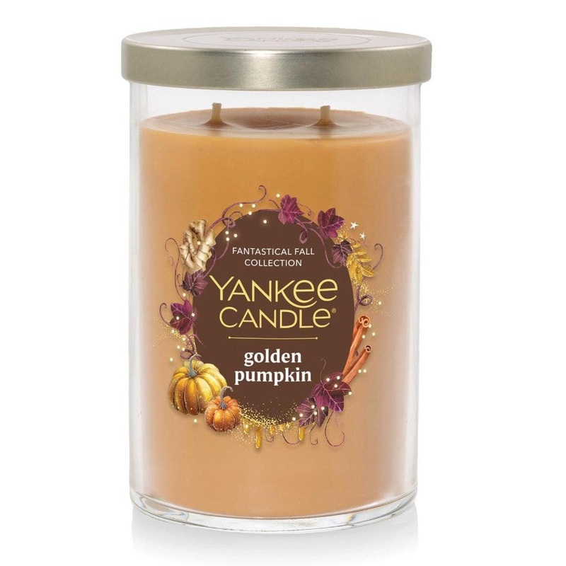 Yankee Candle Large Tumbler Candle – Golden Pumpkin