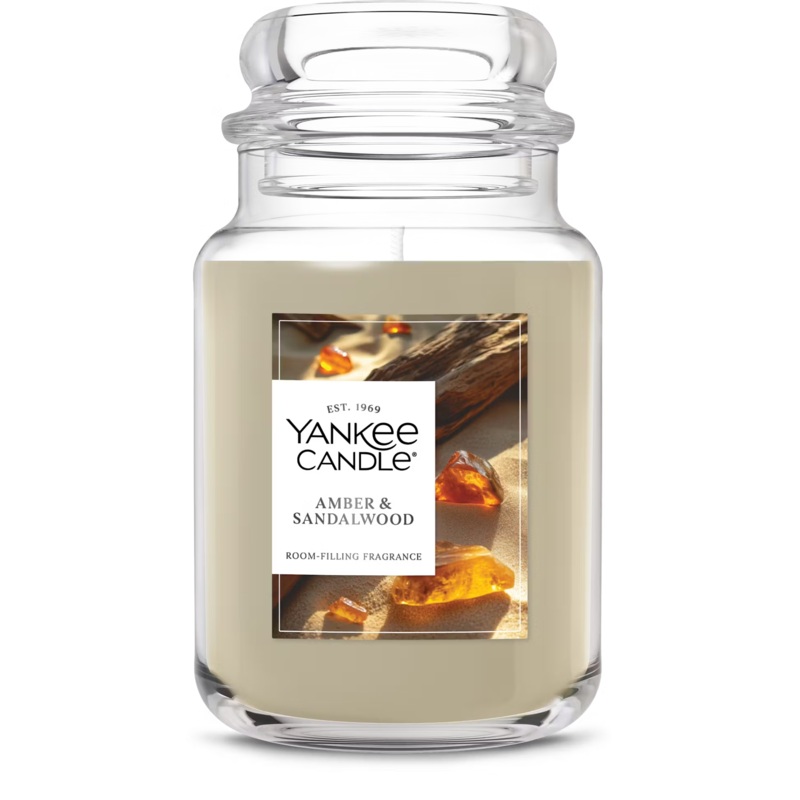 Yankee Candle Original Large Jar Candle – Amber & Sandalwood