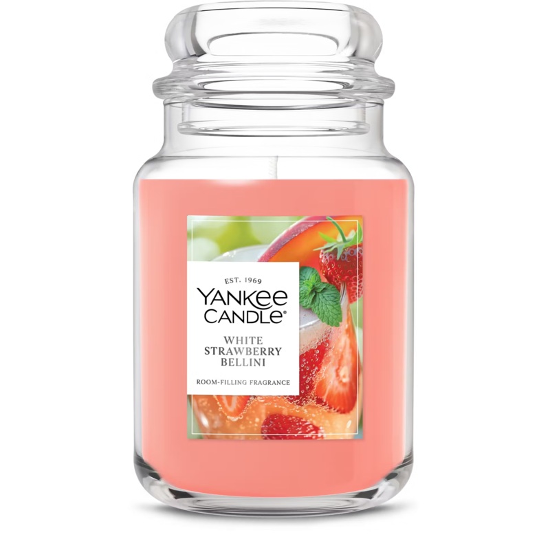 Yankee Candle Original Large Jar Candle – White Strawberry Bellini