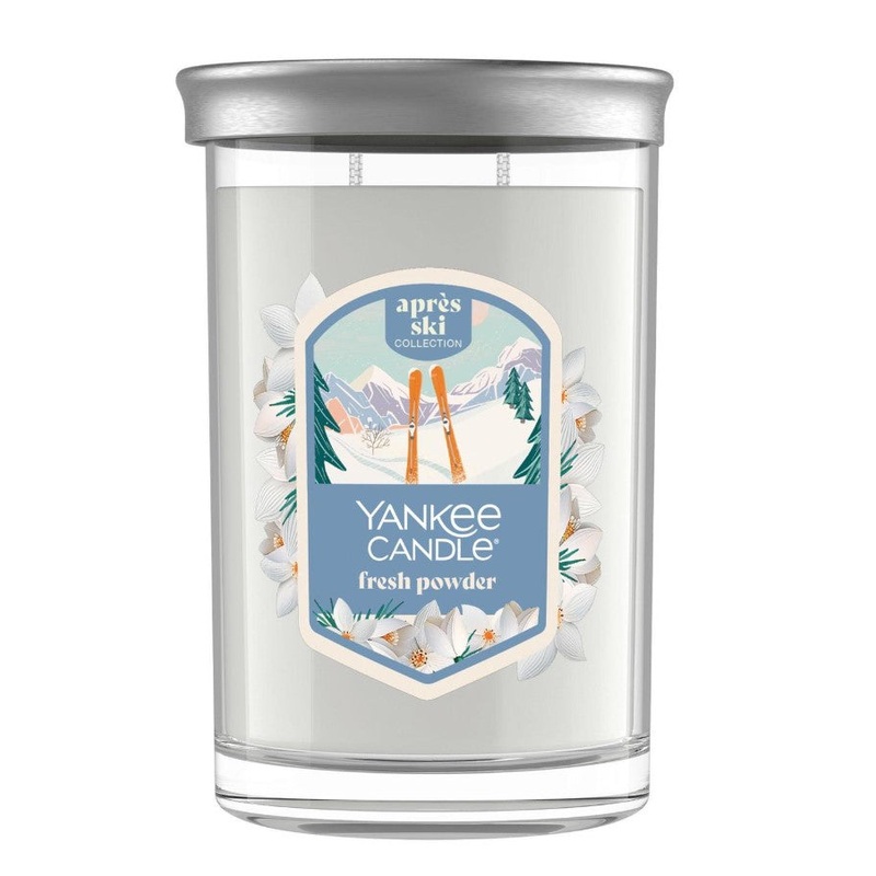 Yankee Candle Signature Large Tumbler Candle – Fresh Powder