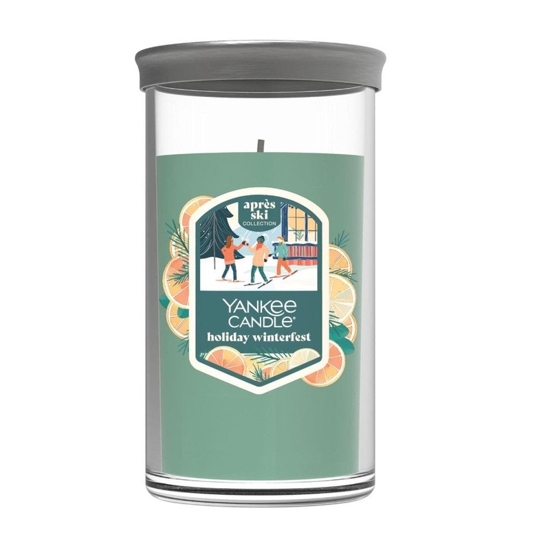 Yankee Candle Signature Medium Pillar Candle – Holiday Winterfest