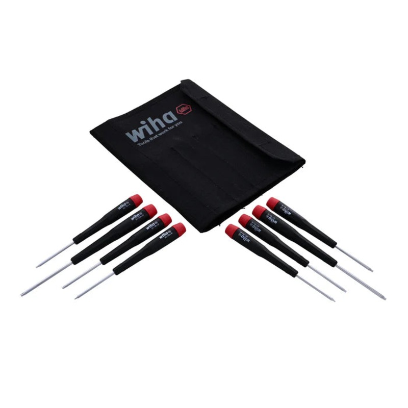 26799, Wiha Precision Torx Screwdriver Set; T3-T10; 8 Piece; w/Pouch
