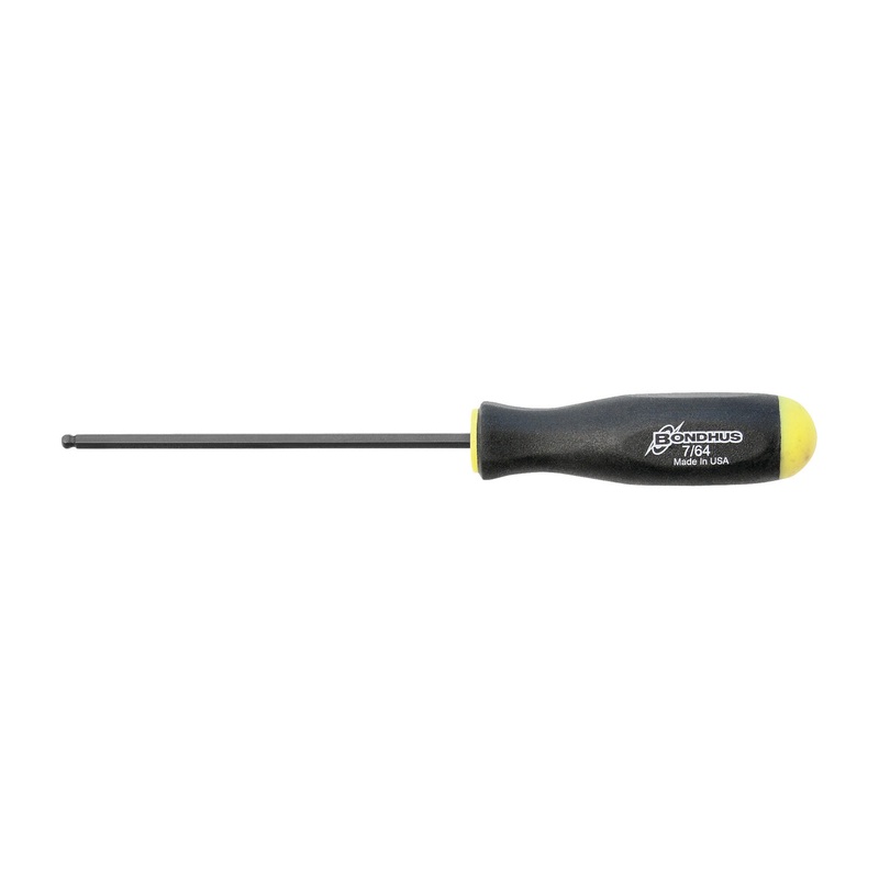 10606, Bondhus 7/64″ x 2.9″ Ball End Hex Driver Balldriver w/ ProGuard Finish