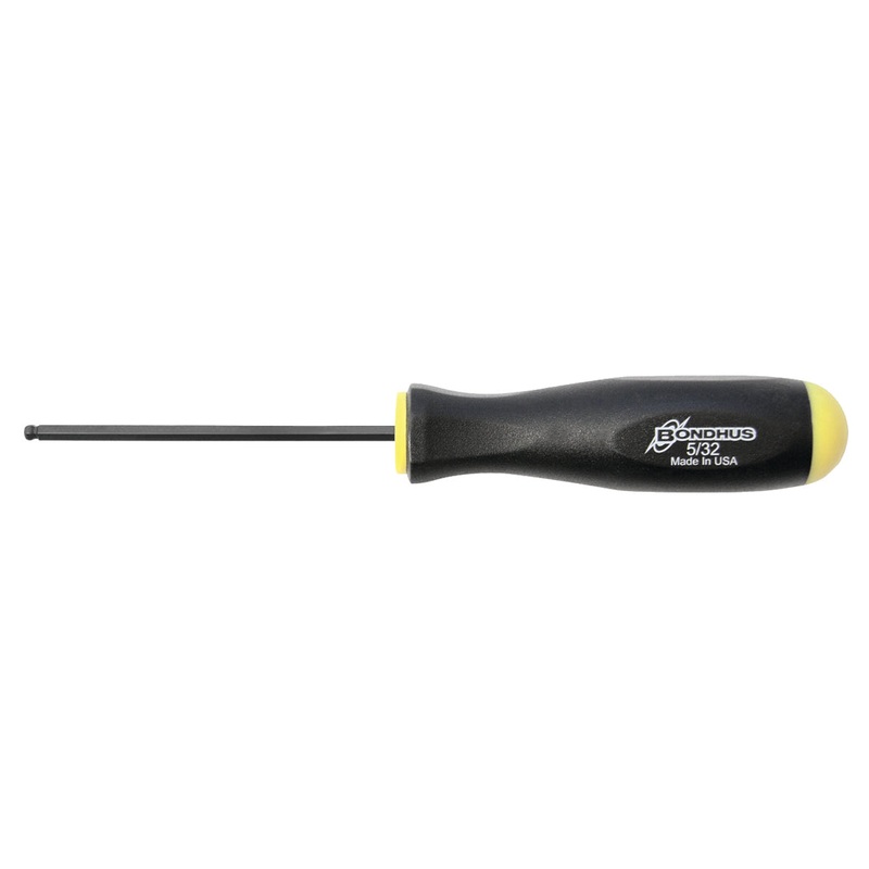 10609, Bondhus 5/32″ x 3.6″ Ball End Hex Driver Balldriver w/ ProGuard Finish
