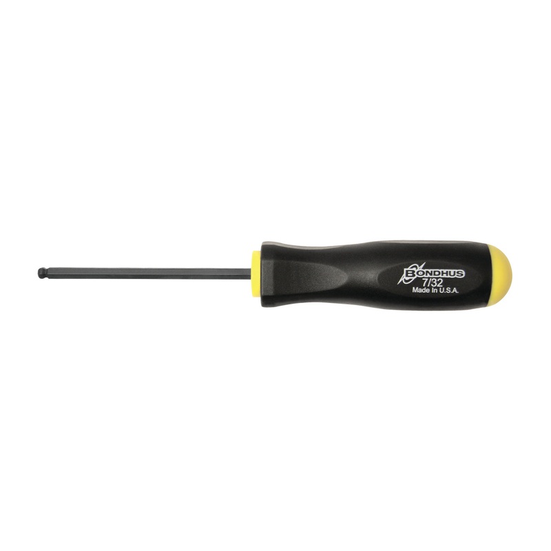10611, Bondhus 7/32″ x 4.2″ Ball End Hex Driver Balldriver w/ ProGuard Finish