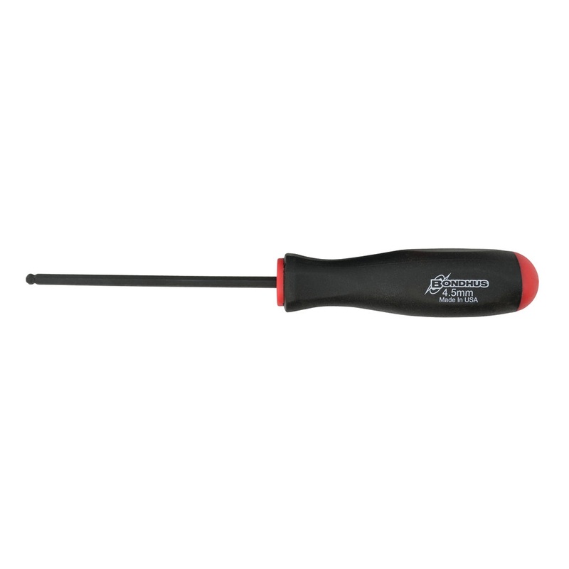 10662, Bondhus 4.5mm x 109mm Ball End Hex Driver Balldriver w/ ProGuard Finish