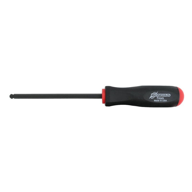 10670, Bondhus 7.0mm x 145mm Ball End Hex Driver Balldriver w/ ProGuard Finish