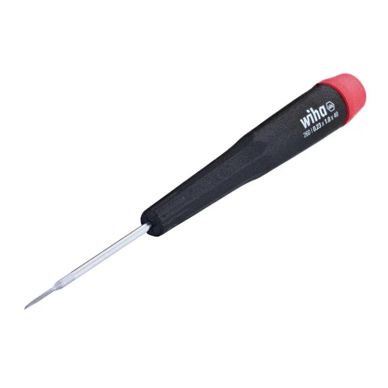26010, Wiha Precision Slotted Screwdriver 1.0mm x 40mm