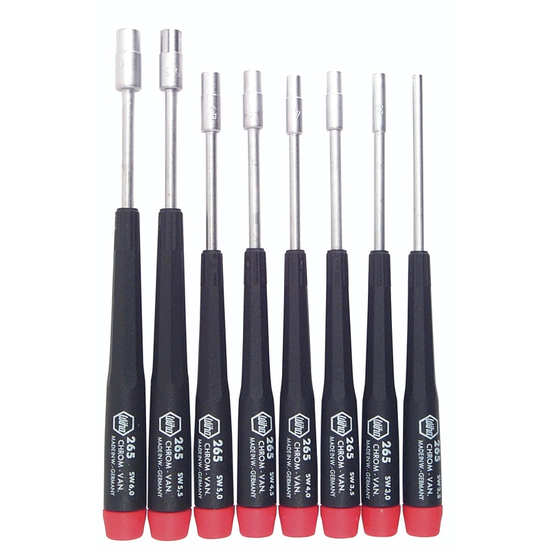 26590, Wiha 8 Piece Precision Nut Driver Set – Metric