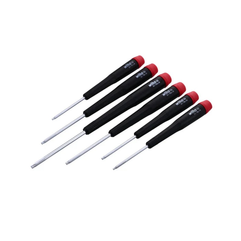 26790, Wiha 6 Piece Precision Torx Screwdriver Set, T6-T15