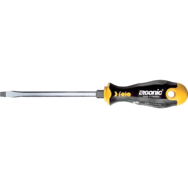 53125, Felo Ergonic Handle Slotted 10.0mm x 175mm Screwdriver