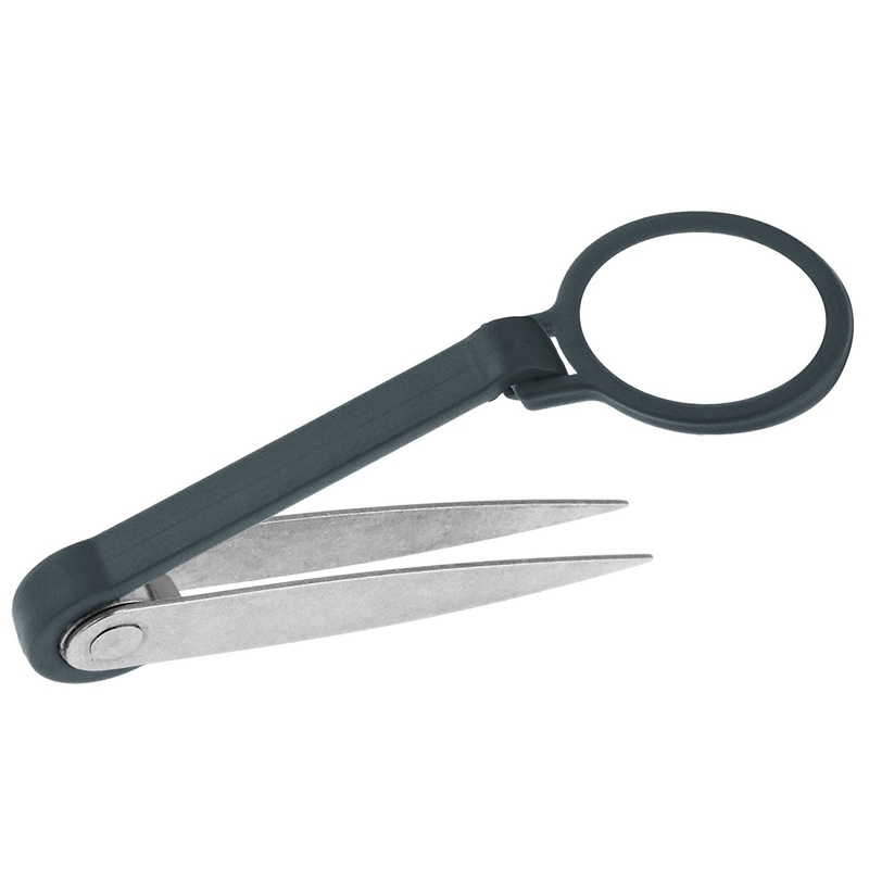 1″ Diameter 5x Magnifier with Tweezer, Acrylic Lens