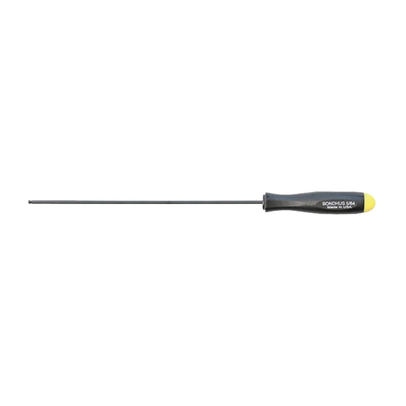 10704, Bondhus 5/64″ x 4.3″ Long Ball End Hex Balldriver w/ ProGuard Finish
