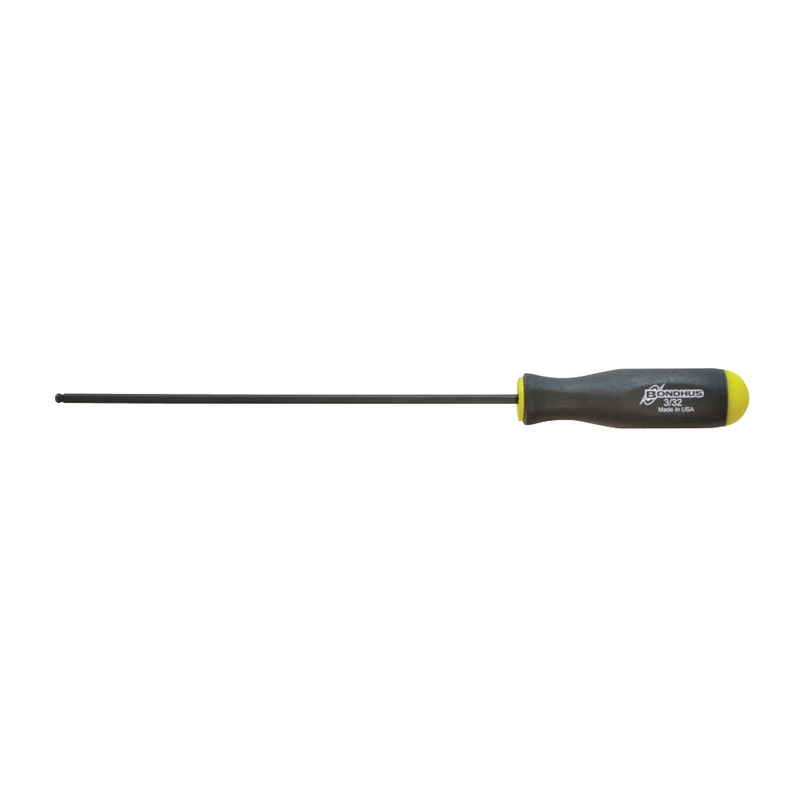 10705, Bondhus 3/32″ x 4.8″ Long Ball End Hex Balldriver w/ ProGuard Finish