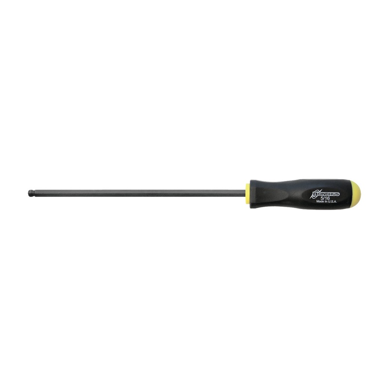 10711, Bondhus 7/32″ x 8.4″ Long Ball End Hex Balldriver w/ ProGuard Finish